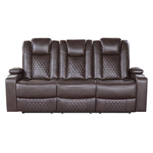 Caelan Power Double Reclining Sofa 9366Db - 3Pwh | Homelegance | Home Elegance USA