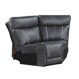 Homelegance - Gabriel 6-Piece Modular Power Reclining Sectional In Gray - 9377Gry*6Lrrrpw