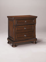 Porter - Rustic Brown - 7 Pc. - Dresser, Mirror, Chest, King Panel Bed, Nightstand - Home Elegance USA