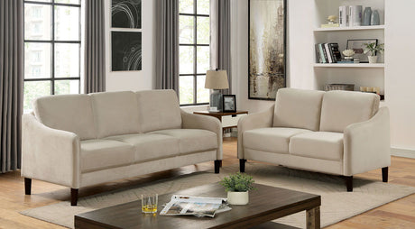 Kassel - Sofa & Loveseat - Beige - Home Elegance USA