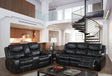 Gatria - Sofa & Console Loveseat - Black
