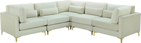 Julia - Modular Sectional - Cream - Fabric - Home Elegance USA