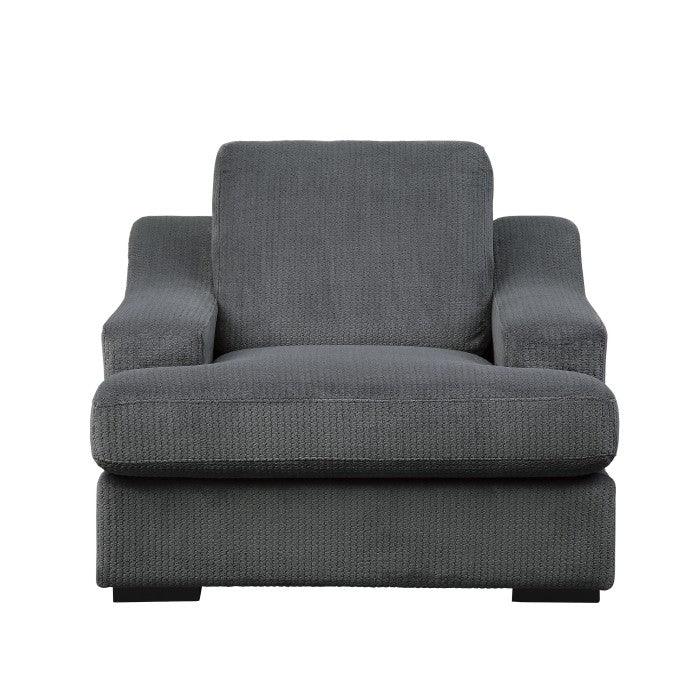 Homelegance - Orofino Chair In Dark Gray - 9404Dg-1