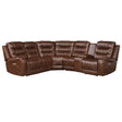 Putnam 6-Piece Modular Power Reclining Sectional 9405Br-6Lrrr | Homelegance