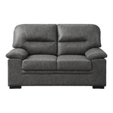 Homelegance - Michigan Love Seat In Dark Gray - 9407Dg-2