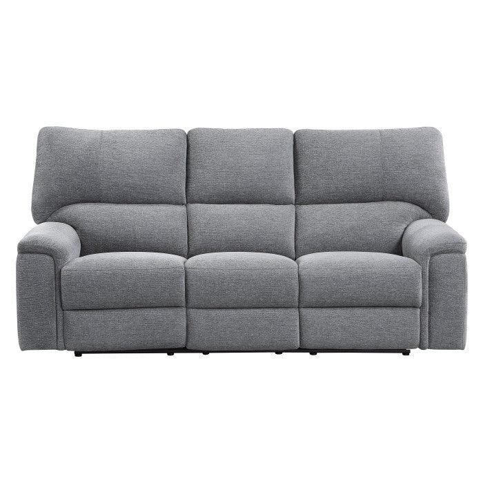 Dickinson Power Double Reclining Sofa With Power Headrests In Charcoal 9413Cc - 3Pwh | Homelegance | Home Elegance USA