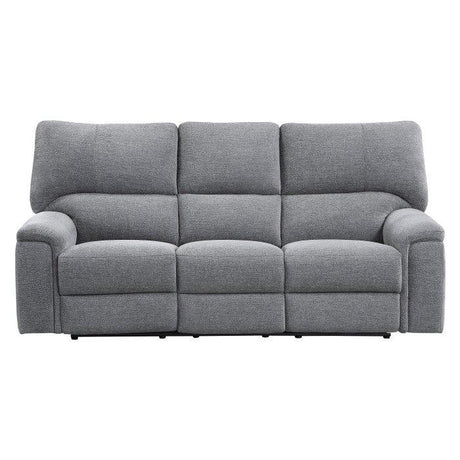 Dickinson Power Double Reclining Sofa With Power Headrests In Charcoal 9413Cc - 3Pwh | Homelegance | Home Elegance USA