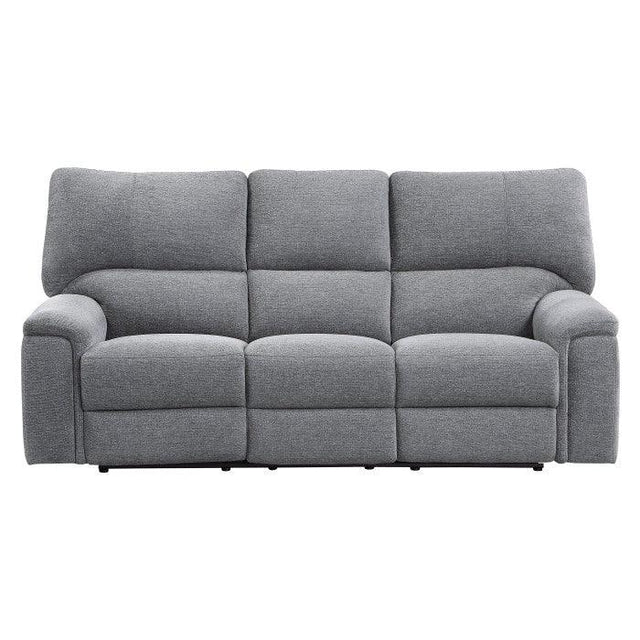 Dickinson Power Double Reclining Sofa With Power Headrests In Charcoal 9413Cc - 3Pwh | Homelegance | Home Elegance USA