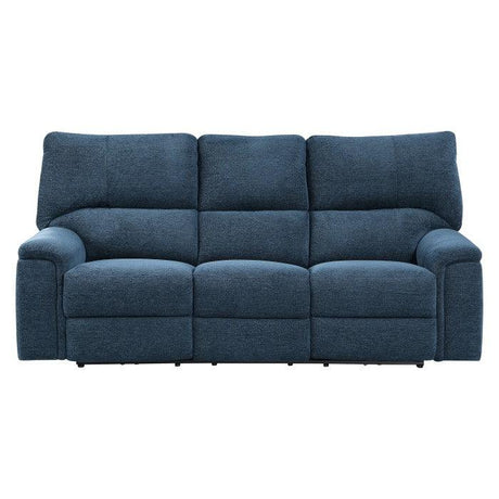 Dickinson Double Reclining Sofa In Indigo 9413In - 3 | Homelegance | Home Elegance USA