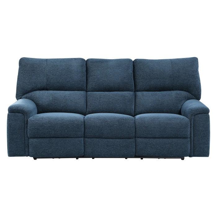 Dickinson Power Double Reclining Sofa With Power Headrests In Indigo 9413In - 3Pwh | Homelegance | Home Elegance USA