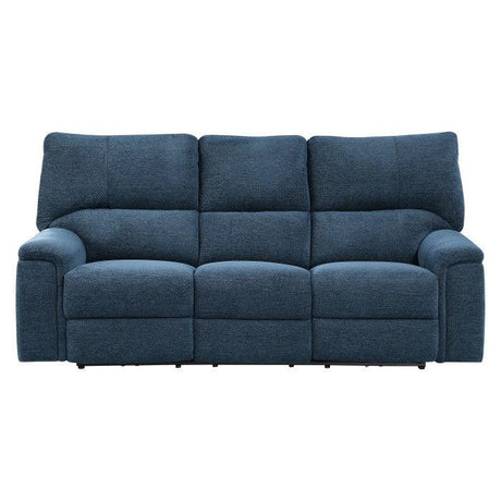 Dickinson Power Double Reclining Sofa With Power Headrests In Indigo 9413In - 3Pwh | Homelegance | Home Elegance USA