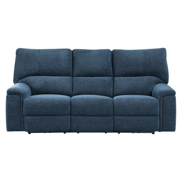 Dickinson Power Double Reclining Sofa With Power Headrests In Indigo 9413In - 3Pwh | Homelegance | Home Elegance USA