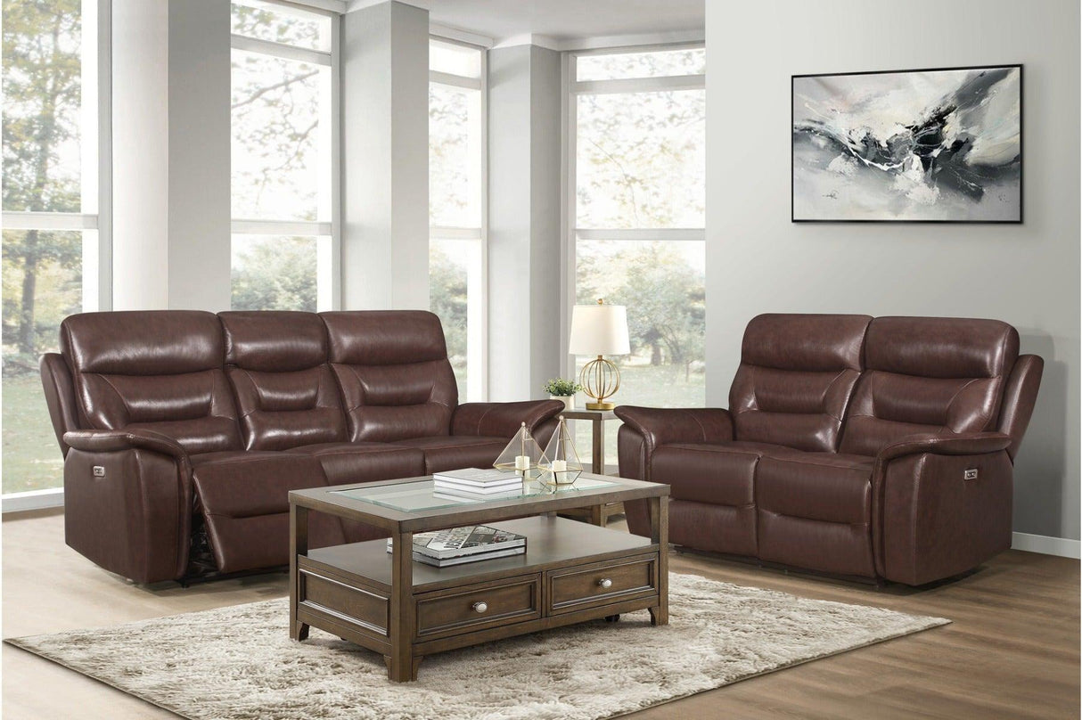 Armando 2 Piece Double Reclining Living Room Set 9445Br - 2Set | Homelegance | Home Elegance USA