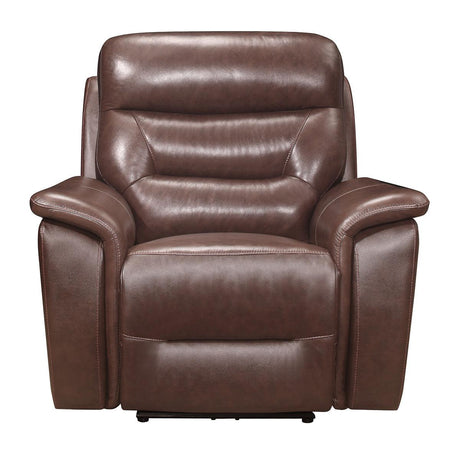 Armando Power Reclining Chair With Power Headrest And Usb Port 9445Br - 1Pwh | Homelegance | Home Elegance USA