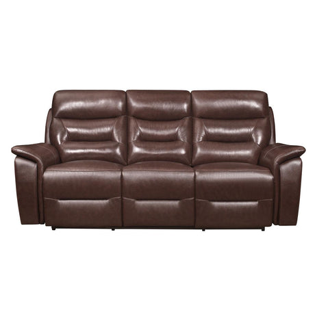 Homelegance - Armando Power Double Reclining Sofa With Power Headrests And Usb Ports - 9445Br-3Pwh