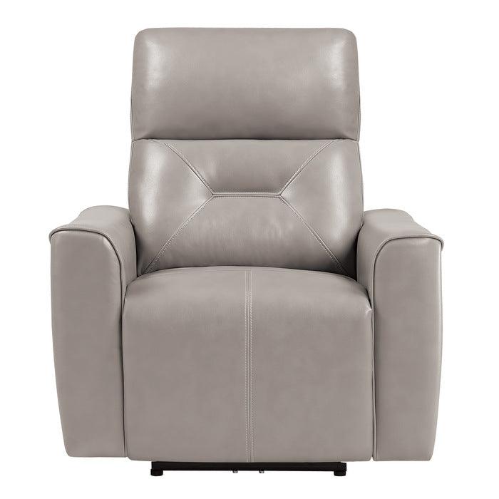 Burwell Power Reclining Chair With Usb Port In Light Gray 9446Cb - 1Pw | Homelegance | Home Elegance USA