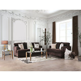 Brynlee - Sofa & Loveseat (*Pillows Sold Separately) - Chocolate | Home Elegance USA