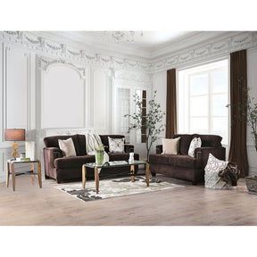 Brynlee - Sofa & Loveseat (*Pillows Sold Separately) - Chocolate