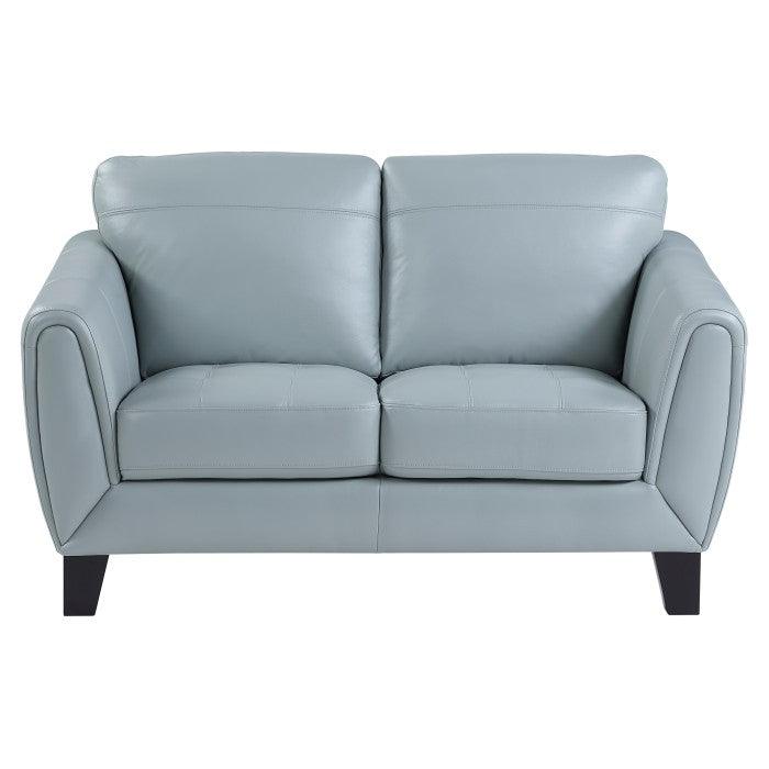 Homelegance - Spivey Love Seat In Aqua - 9460Aq-2