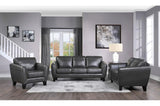 Homelegance - Spivey 3 Piece Sofa Set In Dark Gray - 9460Dg-3-2-1