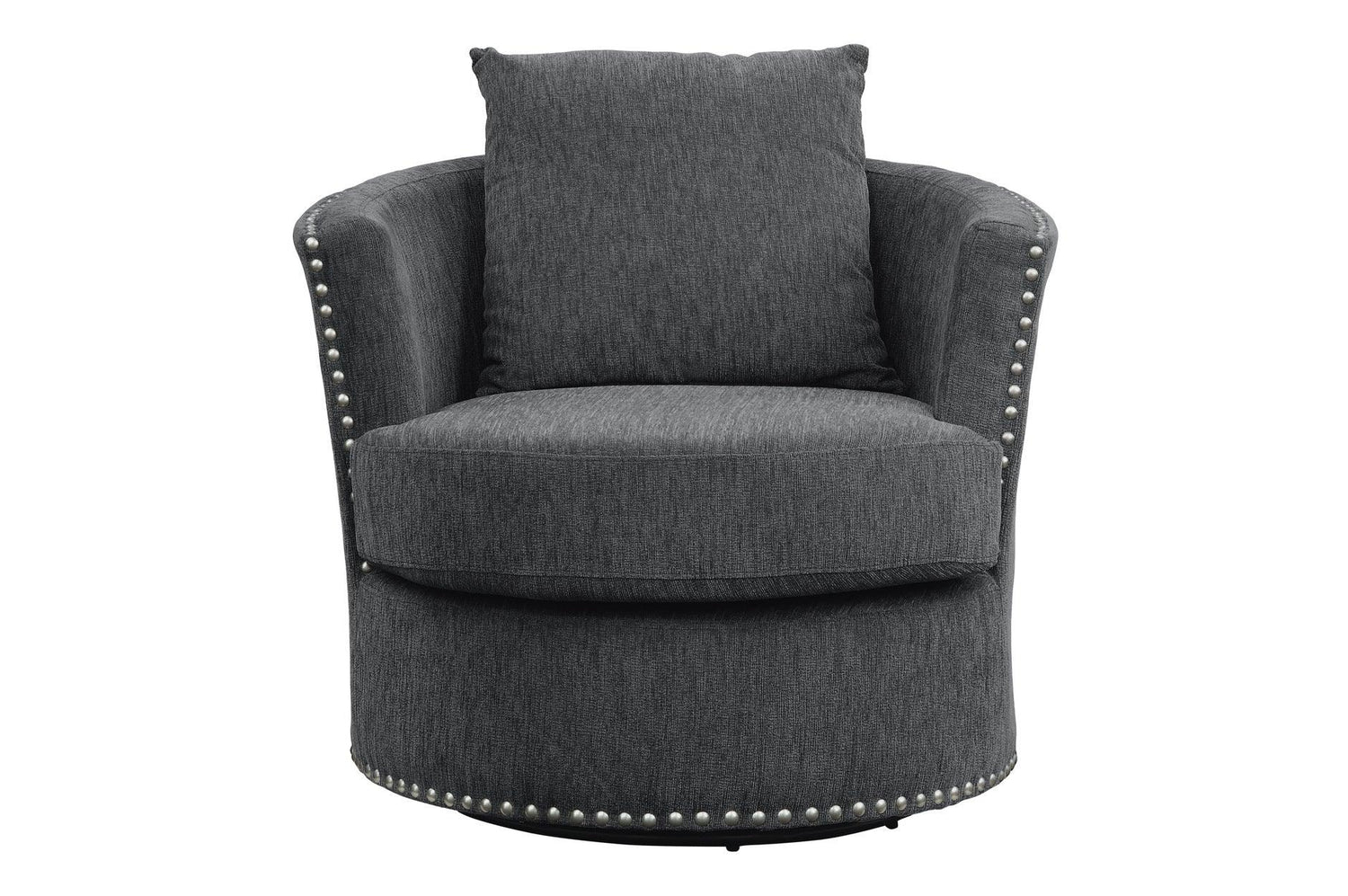 Homelegance - Morelia 3 Piece Living Room Set In Charcoal - 9468Cc