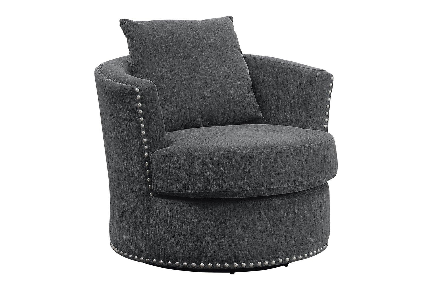 Homelegance - Morelia 3 Piece Living Room Set In Charcoal - 9468Cc