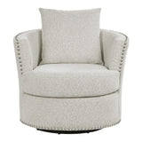 Homelegance - Morelia Swivel Chair In Beige - 9468Be-1