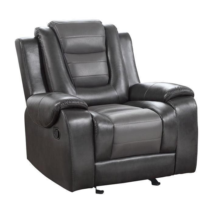 Briscoe Glider Reclining Chair In Dark Gray 9470Gy - 1 | Homelegance | Home Elegance USA