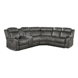 Homelegance - Centeroak 3-Piece Reclining Sectional - 9479Brg*Sc