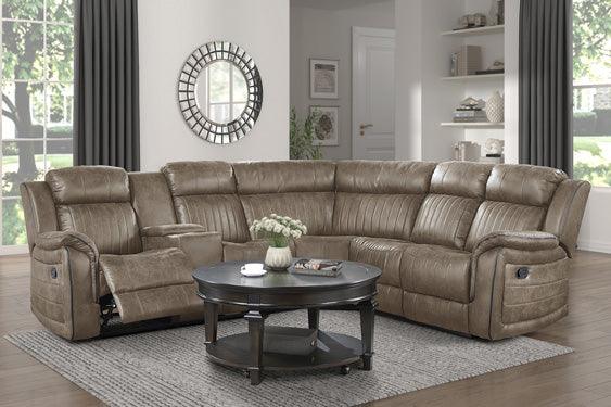 Homelegance - Centeroak 3-Piece Reclining Sectional - 9479Sdb*Sc