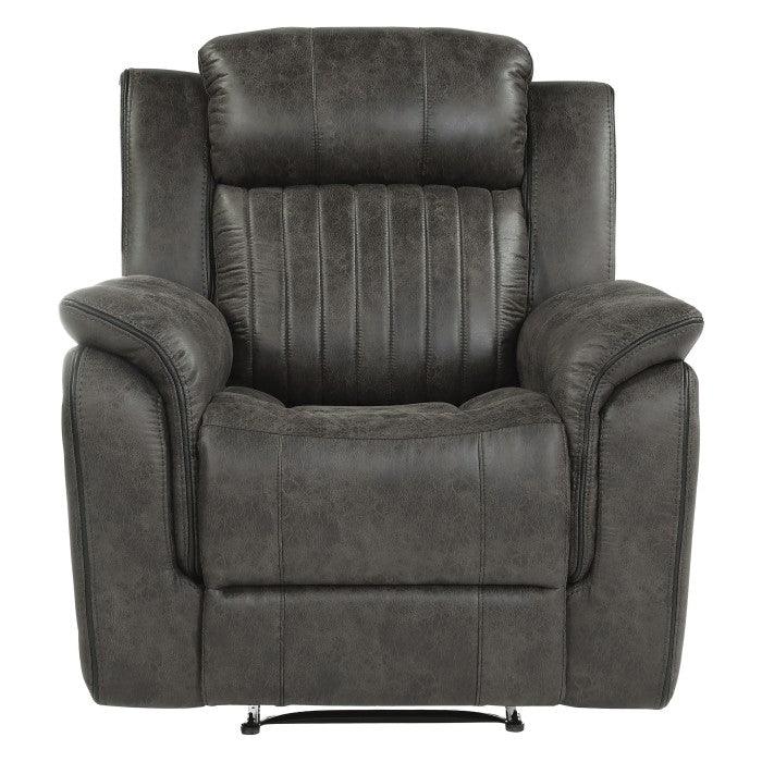 Homelegance - Centeroak Reclining Chair In Gray - 9479Brg-1
