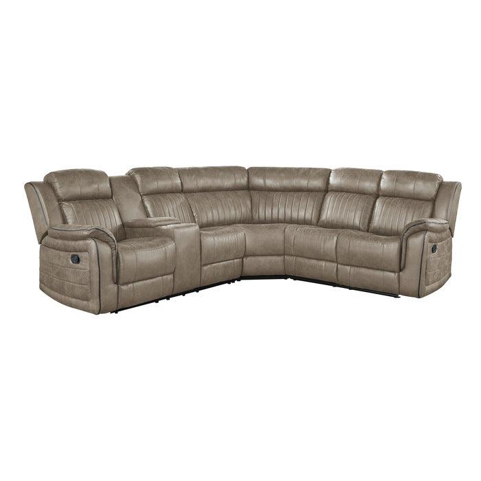 Homelegance - Centeroak 3-Piece Reclining Sectional - 9479Sdb*Sc