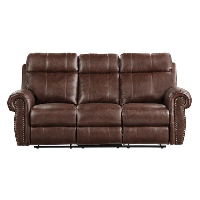 Homelegance - Granville Double Reclining Sofa In Brown - 9488Br-3