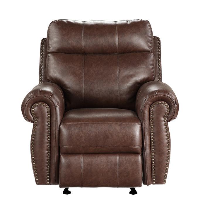 Homelegance - Granville Glider Reclining Chair In Brown - 9488Br-1