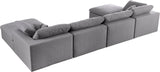 Serene - Cloud Modular Sectional 6 Piece - Grey - Home Elegance USA