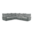 Tesoro 6-Piece Modular Reclining Sectional In Dark Gray 9509Dg*6Lrrr | Homelegance