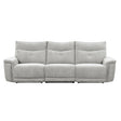 Tesoro Power Double Reclining Sofa With Power Headrests In Gray 9509Mgy-3Pwh* | Homelegance
