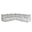 Tesoro 6-Piece Modular Reclining Sectional In Gray 9509Mgy*6Lrrr | Homelegance