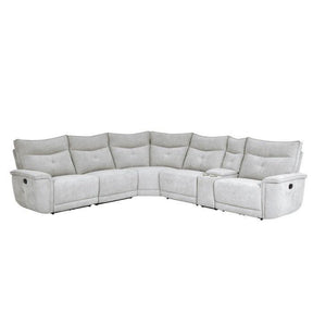 Tesoro 6-Piece Modular Reclining Sectional In Gray 9509Mgy*6Lrrr | Homelegance