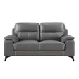 Mischa Love Seat In Dark Gray 9514Dgy-2 | Homelegance