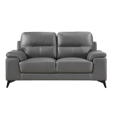 Homelegance - Mischa Love Seat In Dark Gray - 9514Dgy-2