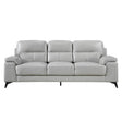 Mischa Sofa In Silver Gray 9514Sve-3 | Homelegance