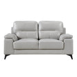 Mischa Love Seat In Silver Gray 9514Sve-2 | Homelegance