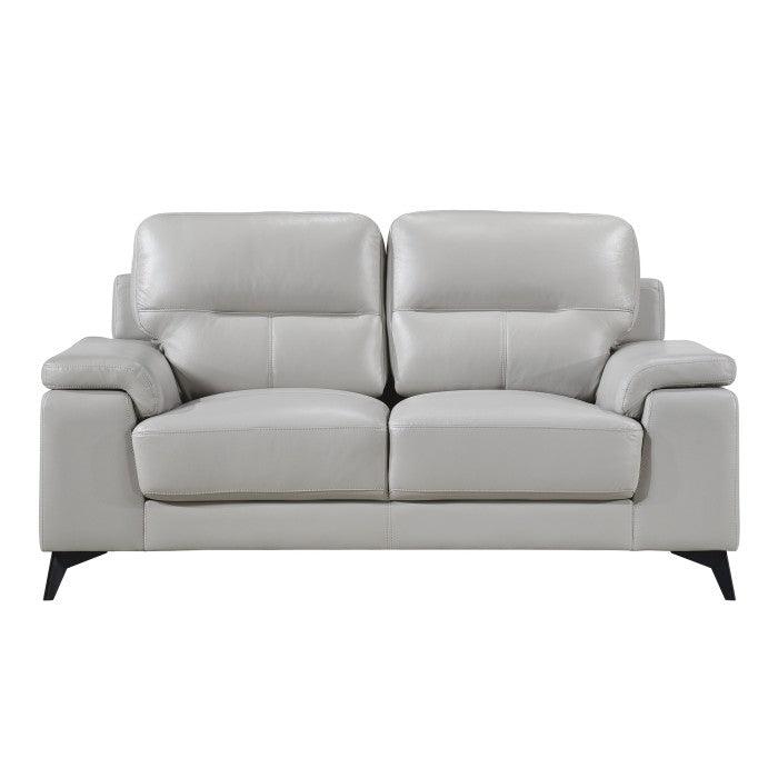 Homelegance - Mischa Love Seat In Silver Gray - 9514Sve-2