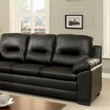 Parma - Sofa & Loveseat - Black - Home Elegance USA