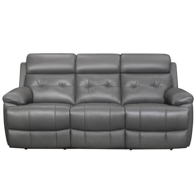 Homelegance - Lambent Double Reclining Sofa In Dark Gray - 9529Dgy-3