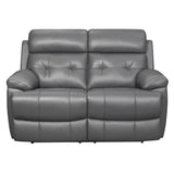 Homelegance - Lambent Double Reclining Love Seat In Dark Gray - 9529Dgy-2