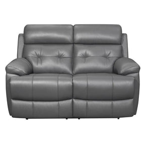 Lambent Double Reclining Love Seat In Dark Gray 9529Dgy-2 | Homelegance