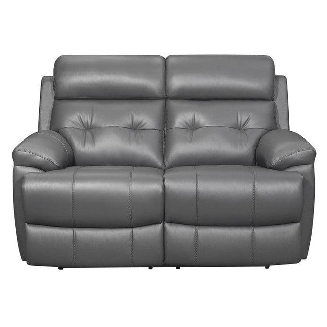 Homelegance - Lambent Double Reclining Love Seat In Dark Gray - 9529Dgy-2