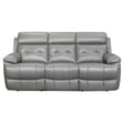 Lambent Double Reclining Sofa In Gray 9529Gry-3 | Homelegance